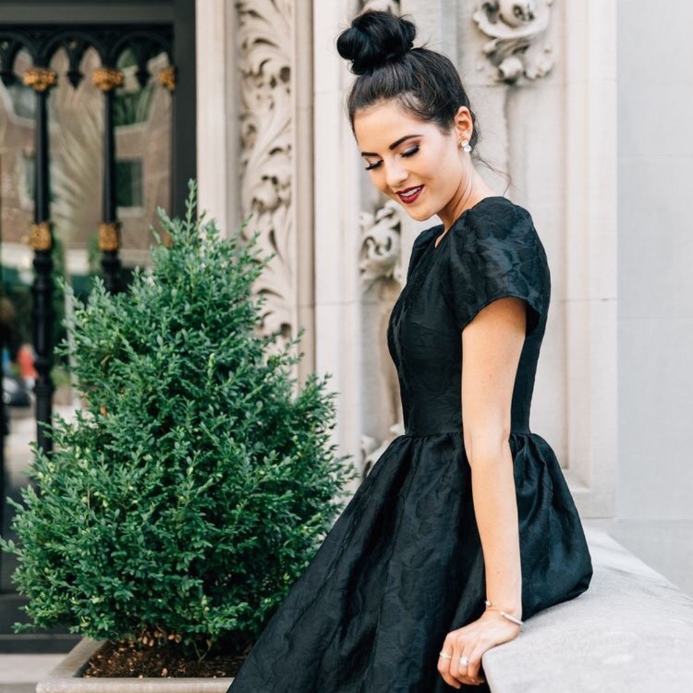 Rachel Parcell Black Organza Dress- NWT